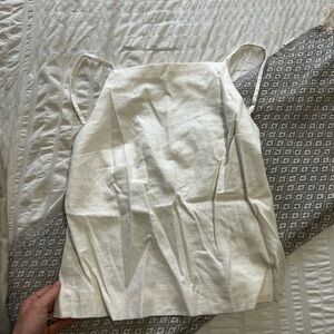 Apron style Abercrombie tank with cut out back. Brand new without tags.